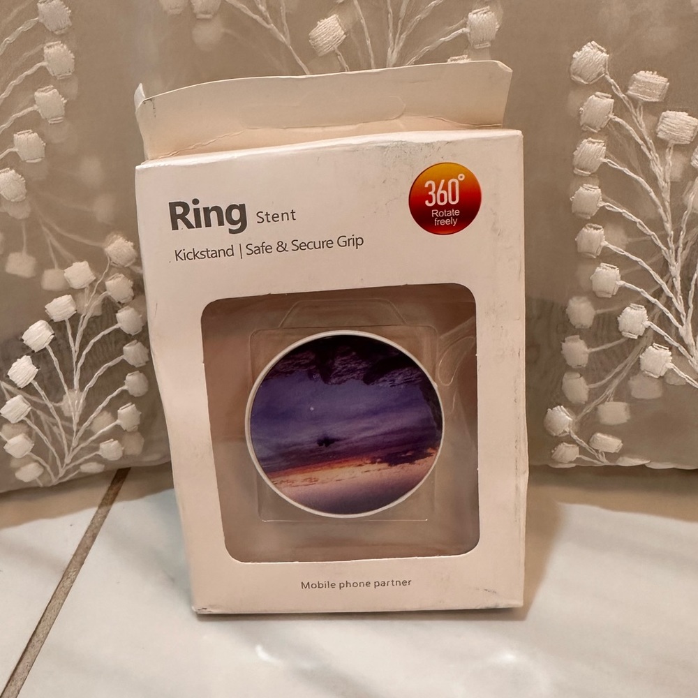 3D double image pop socket for phones